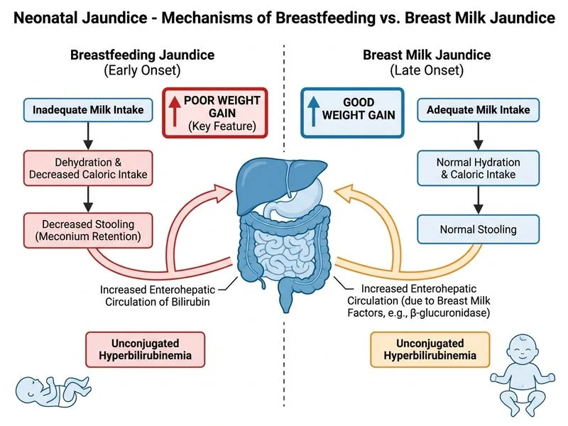 Neonatal Jaundice diagram