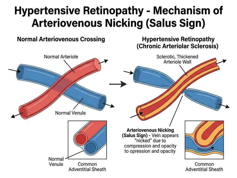 Hypertensive Retinopathy diagram