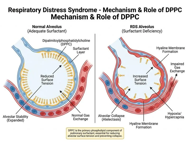 Respiratory Distress Syndrome diagram