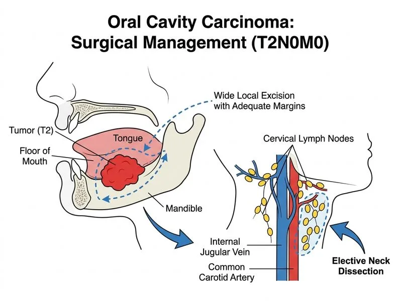 Oral Cavity Carcinoma diagram