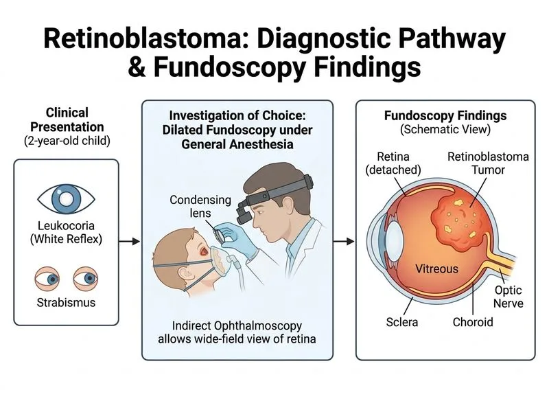 Retinoblastoma diagram