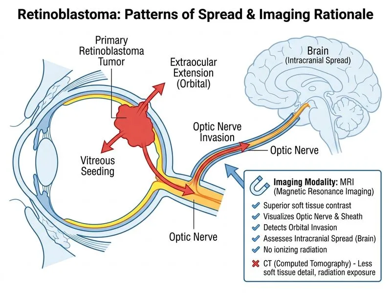 Retinoblastoma diagram