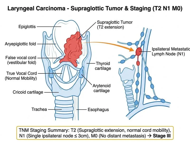 Laryngeal Carcinoma diagram