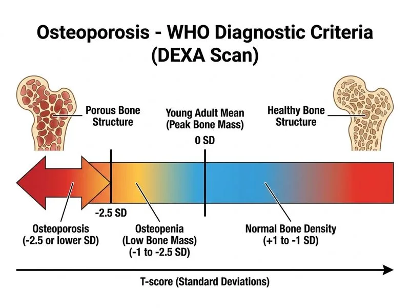 Osteoporosis diagram