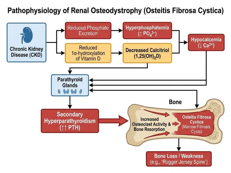 Osteoporosis diagram