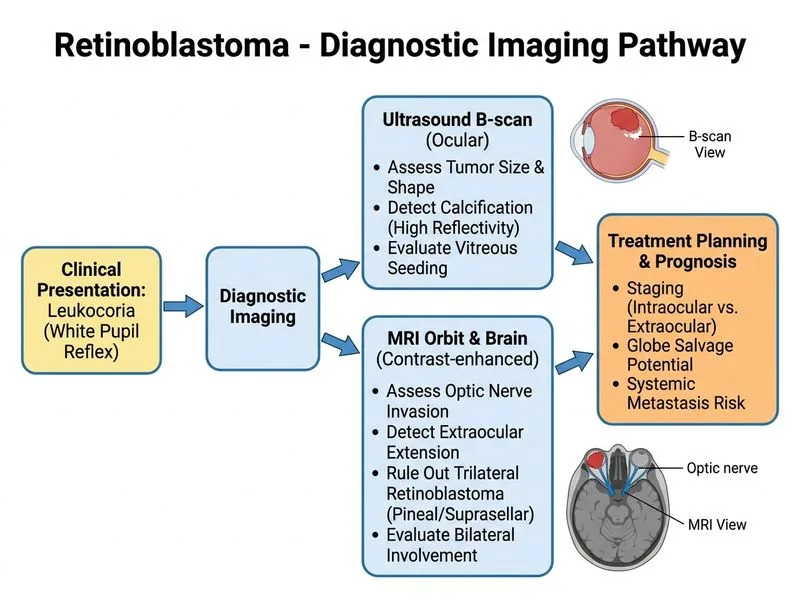 Retinoblastoma diagram