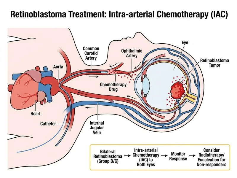 Retinoblastoma diagram