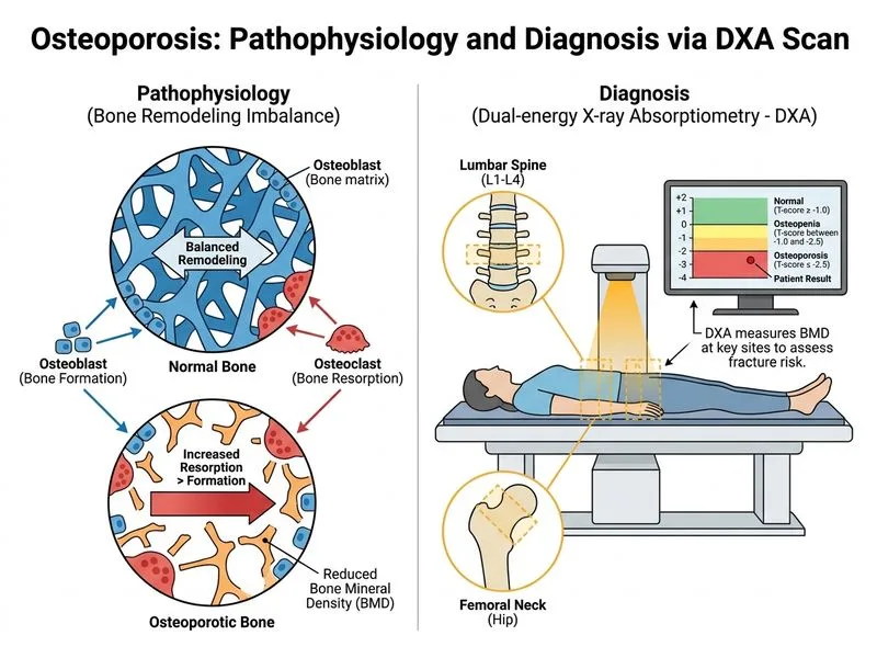 Osteoporosis diagram