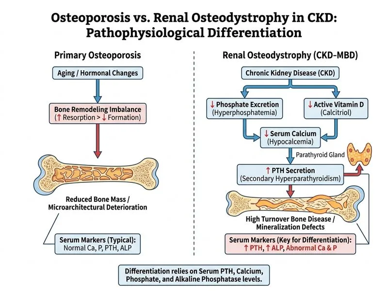 Osteoporosis diagram