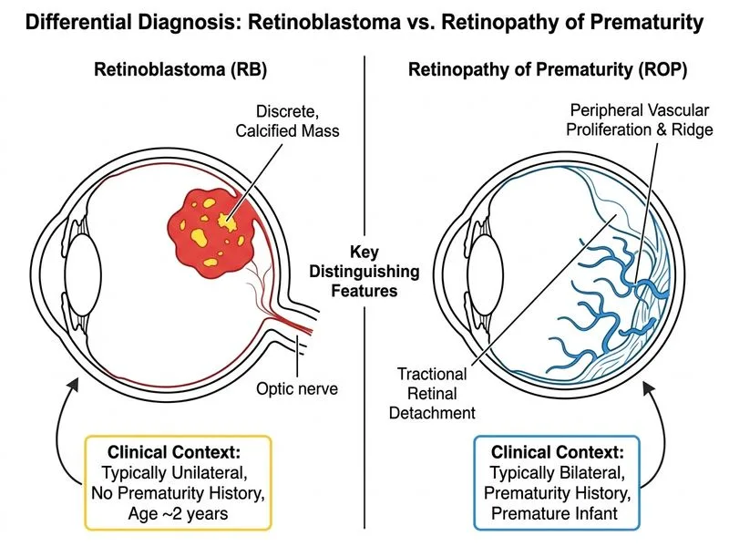 Retinoblastoma diagram