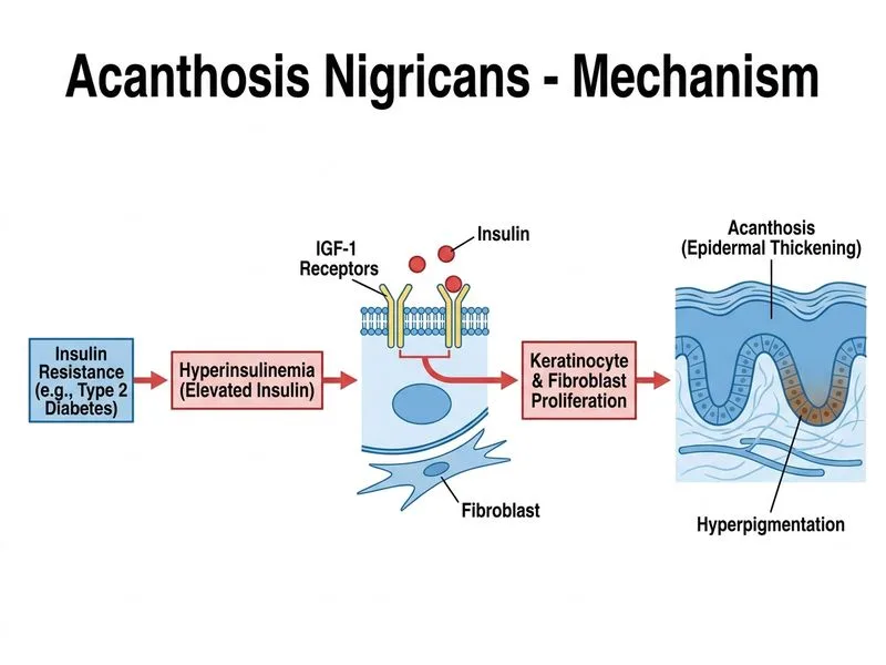Acanthosis Nigricans diagram