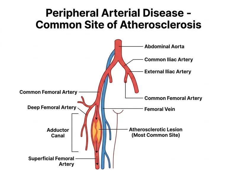 Peripheral Arterial Disease diagram