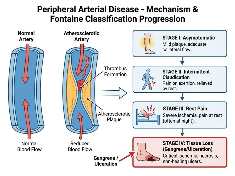 Peripheral Arterial Disease diagram