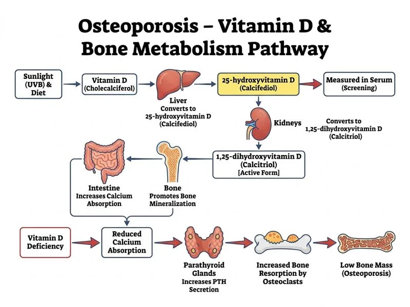 Osteoporosis diagram