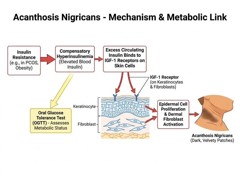 Acanthosis Nigricans diagram
