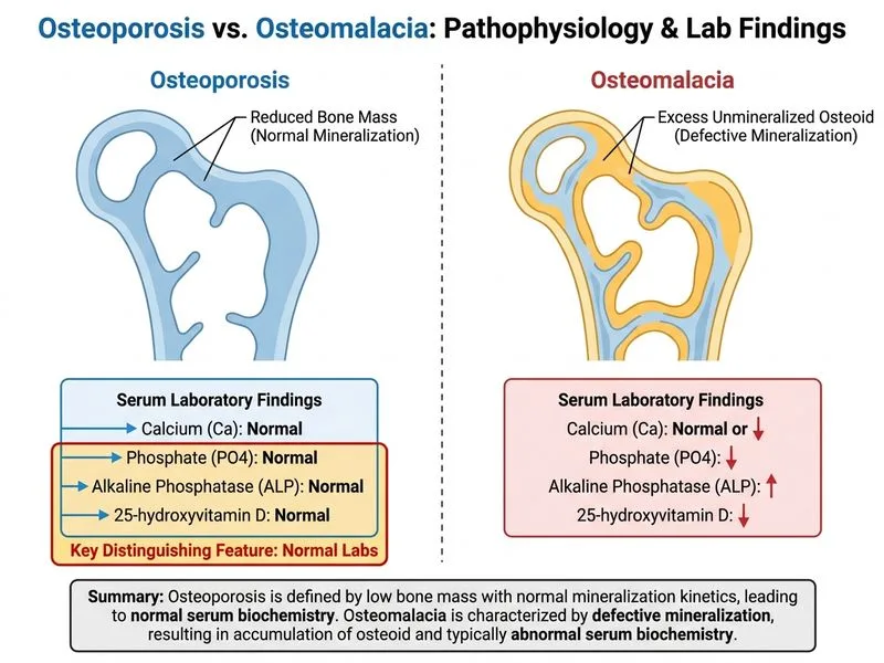 Osteoporosis diagram
