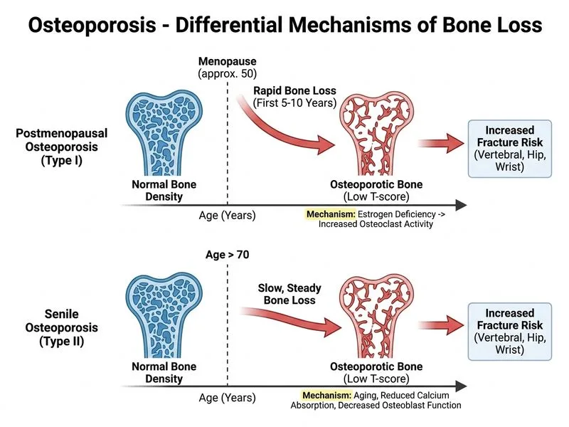 Osteoporosis diagram