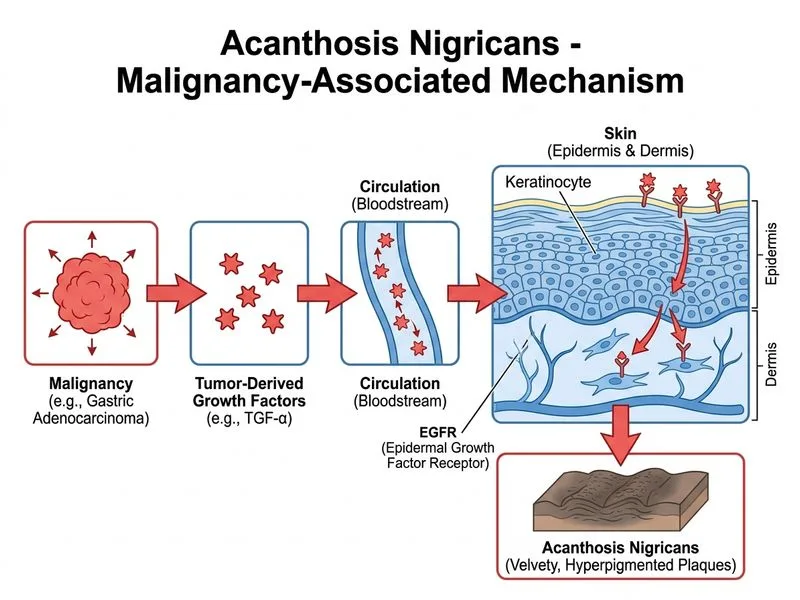 Acanthosis Nigricans diagram