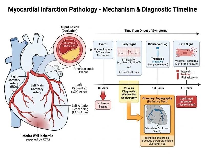 Myocardial Infarction Pathology diagram