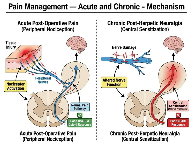 Pain Management — Acute and Chronic diagram
