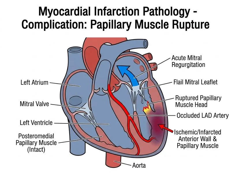 Myocardial Infarction Pathology diagram