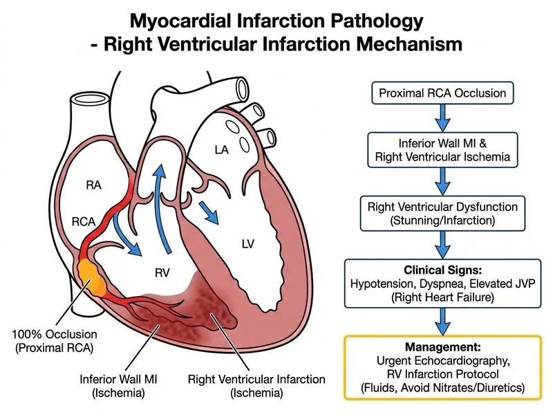 Myocardial Infarction Pathology diagram