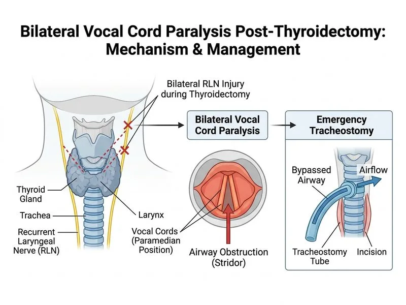 Vocal Cord Paralysis diagram