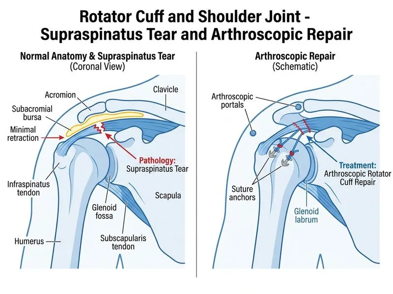 Rotator Cuff and Shoulder Joint diagram
