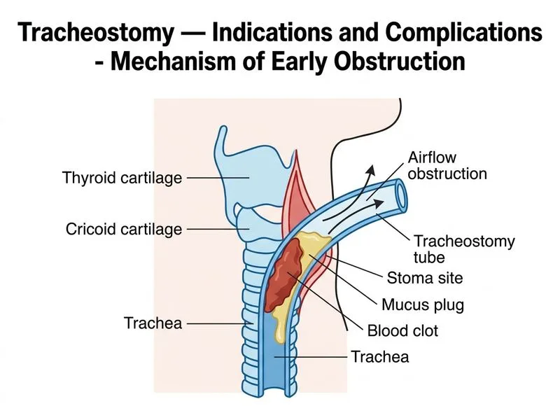 Tracheostomy — Indications and Complications diagram