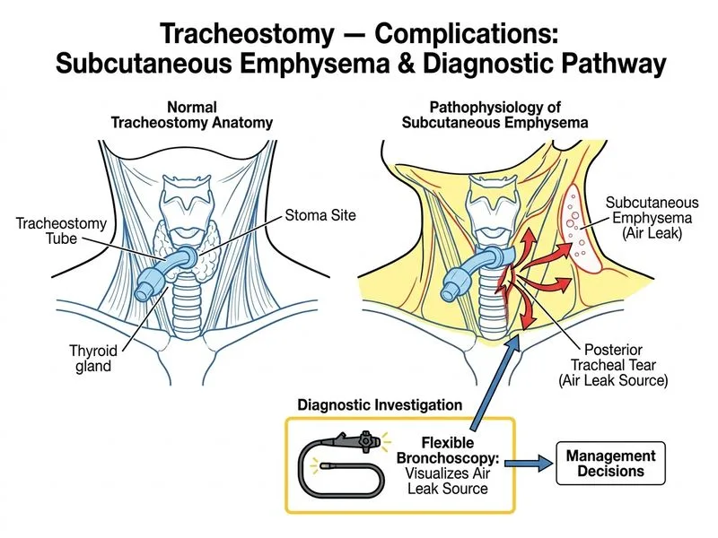 Tracheostomy — Indications and Complications diagram