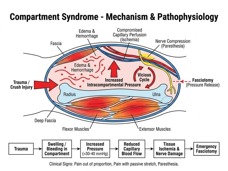 Compartment Syndrome diagram