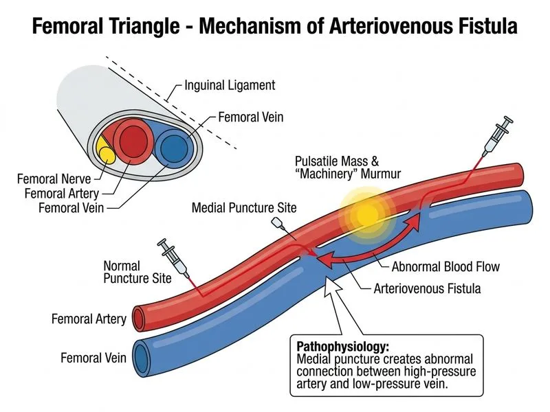 Femoral Triangle diagram