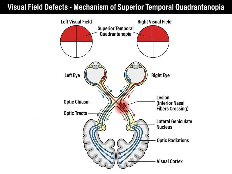 Visual Field Defects diagram