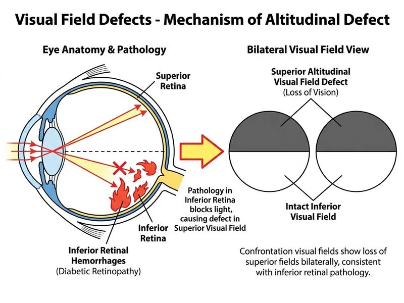 Visual Field Defects diagram