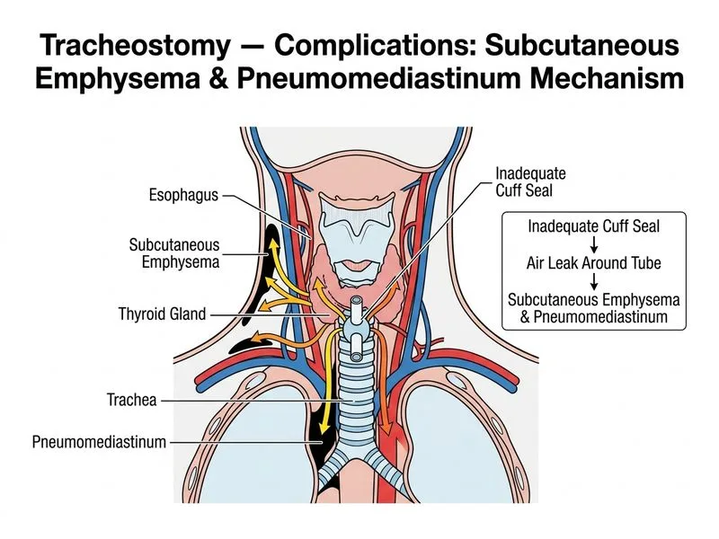 Tracheostomy — Indications and Complications diagram