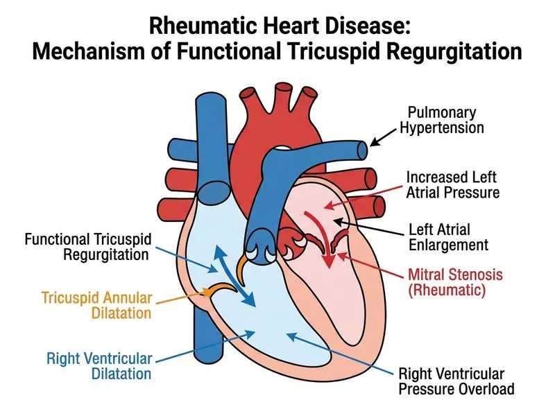 Rheumatic Heart Disease diagram