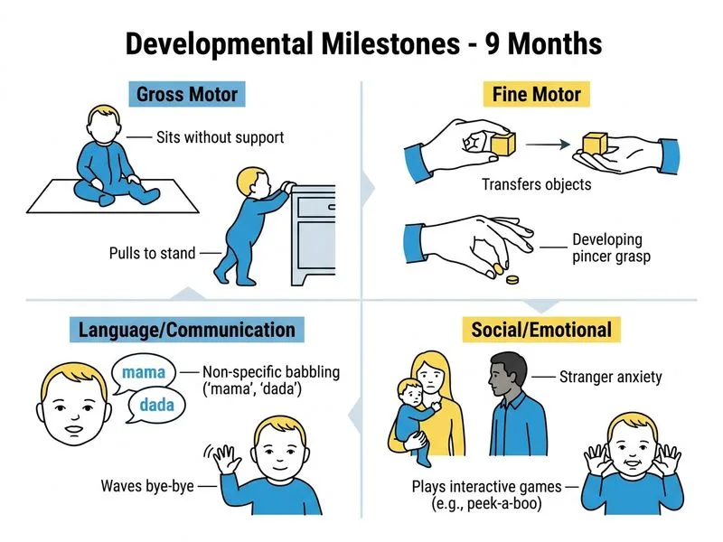 Developmental Milestones diagram