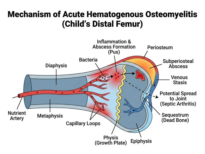 Osteomyelitis diagram