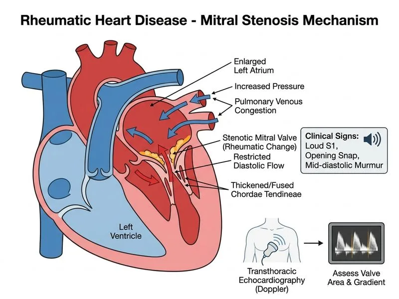 Rheumatic Heart Disease diagram