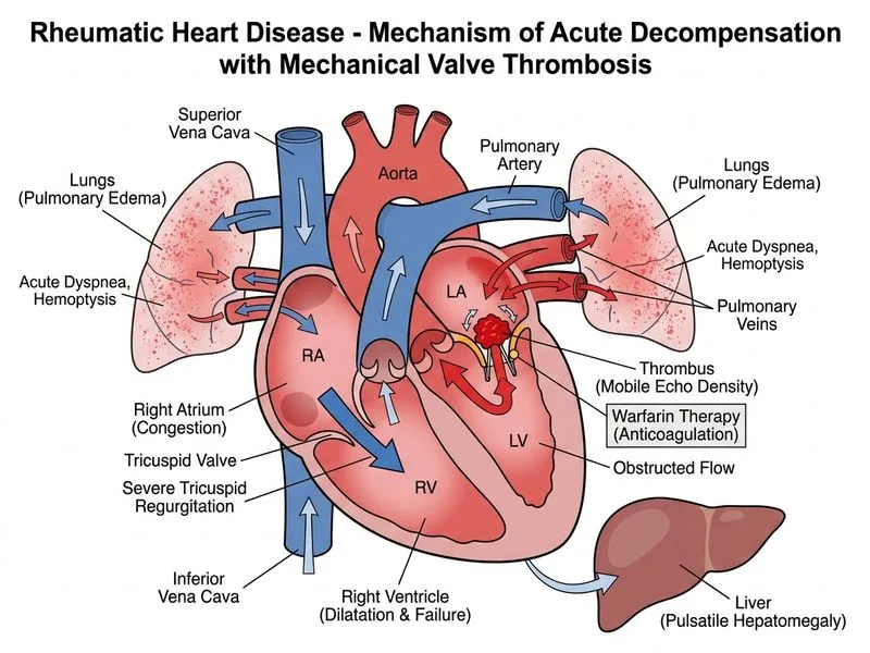 Rheumatic Heart Disease diagram