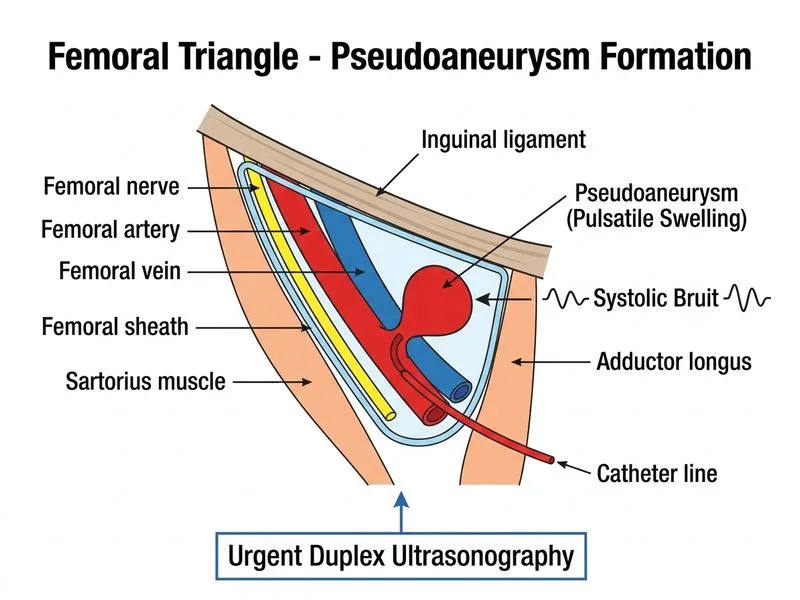Femoral Triangle diagram