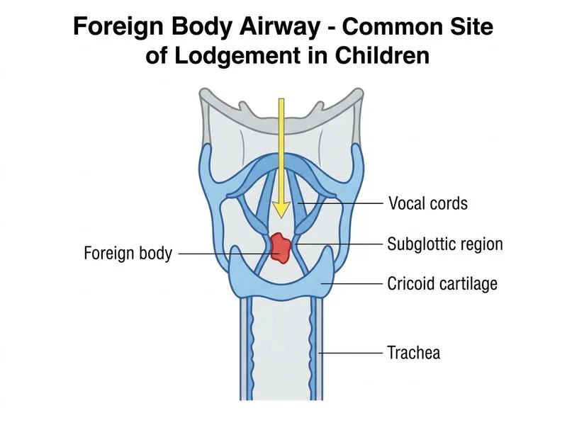 Foreign Body Airway diagram