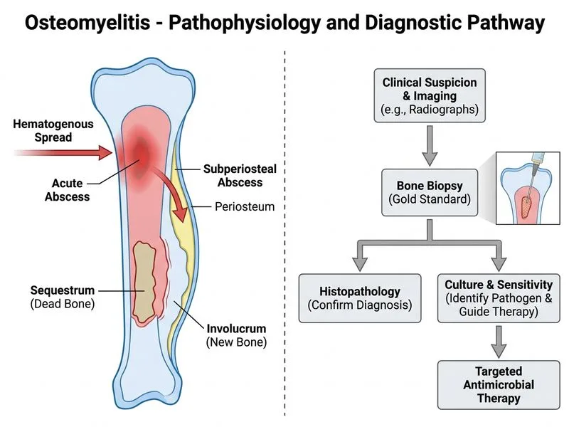 Osteomyelitis diagram