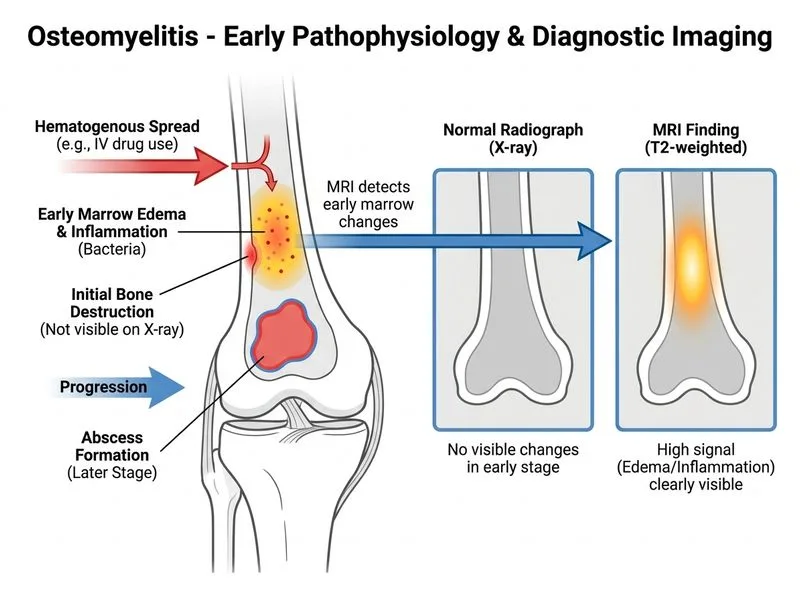 Osteomyelitis diagram