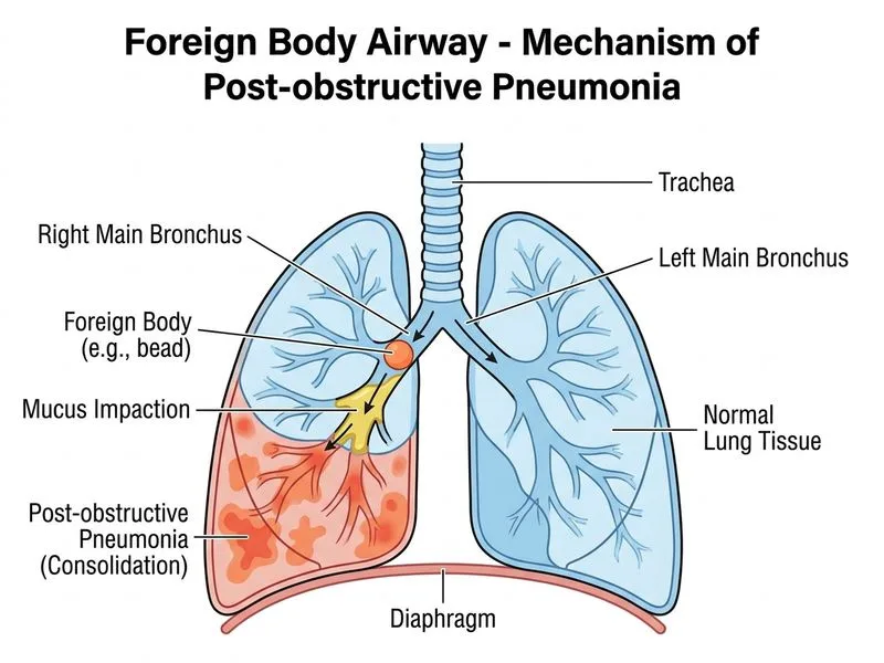 Foreign Body Airway diagram
