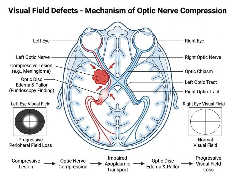 Visual Field Defects diagram