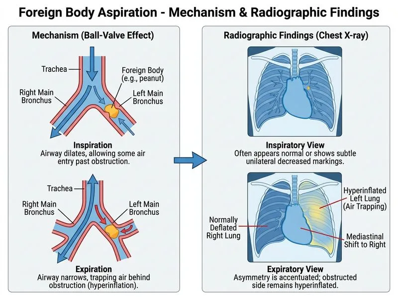 Foreign Body Airway diagram