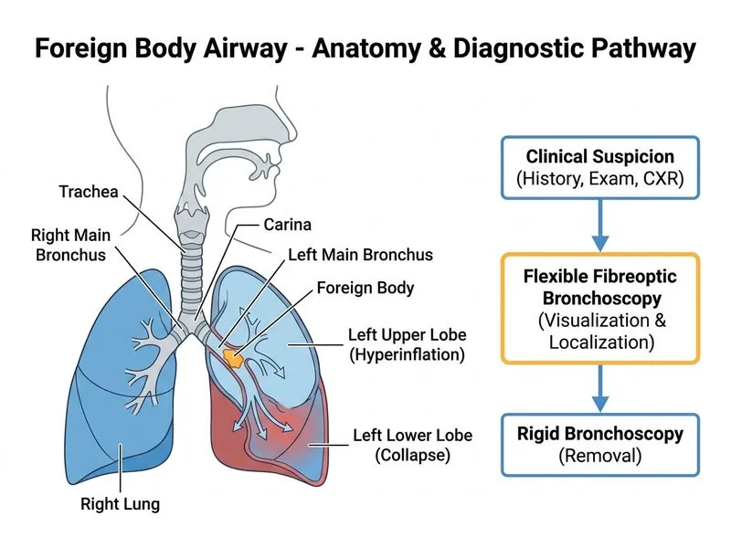 Foreign Body Airway diagram