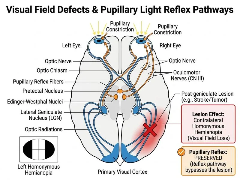 Visual Field Defects diagram