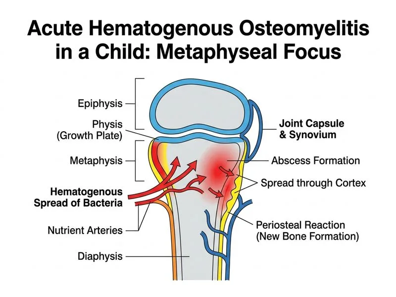 Osteomyelitis diagram